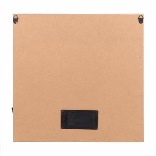 Something Different Night Owl Light Up Canvas Plaque in Multicolour and Brown, W/D/H: 30 x 30 x 30 cm – 2