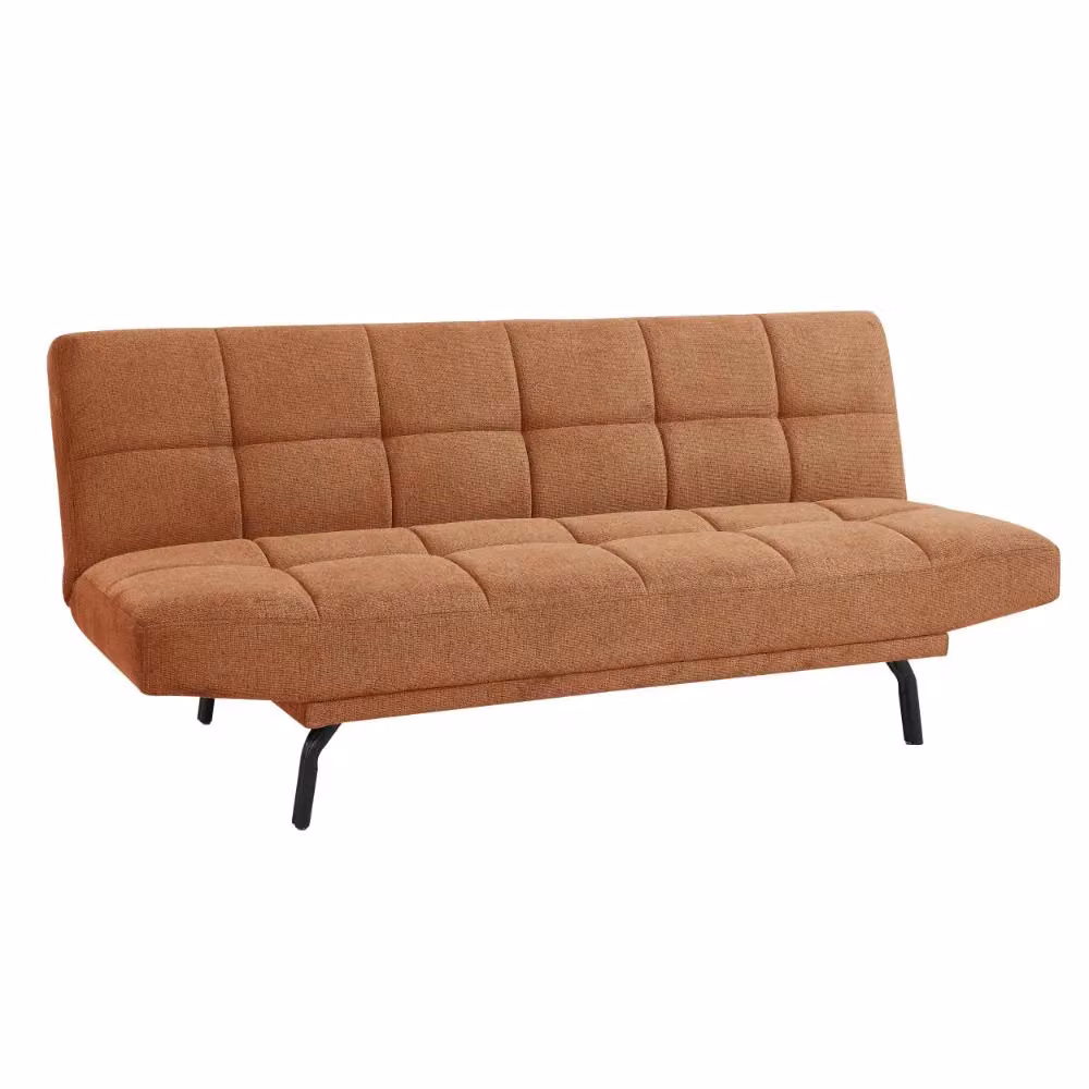 Home Detail Celosia 3 Seater Fabric Sofa Bed in Orange – 2
