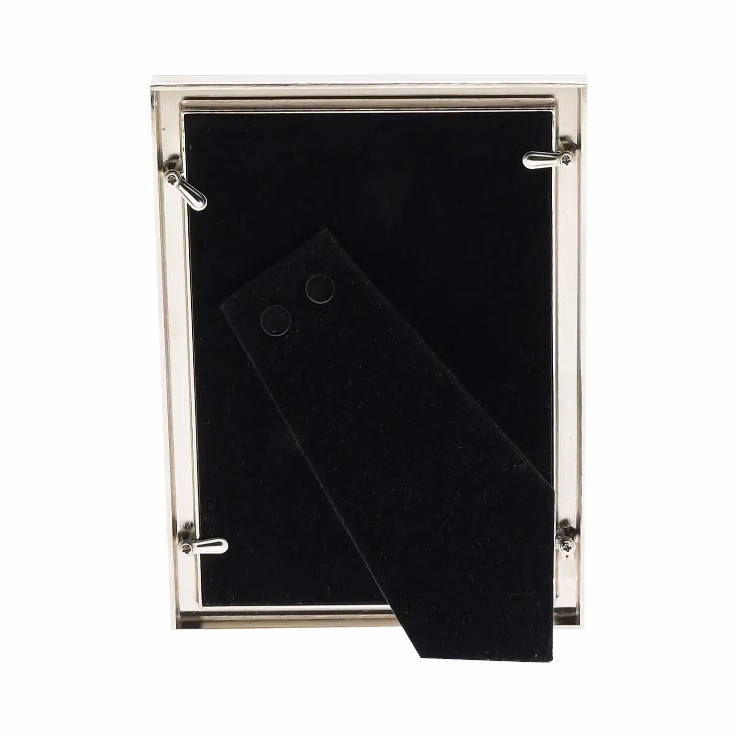 Widdop and Co Elegance Nickel and Mother of Pearl Single Rectangular Tabletop Photo Frame, Silver and White, W/H: 15.24 x 22.0 cm – 3