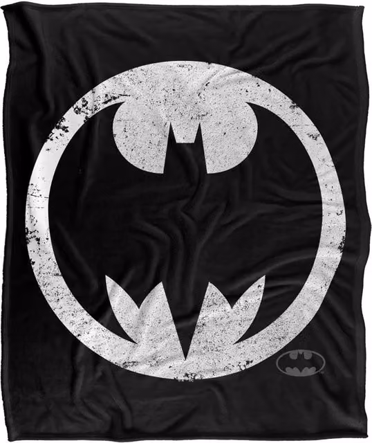 Warner Bros. Batman Frank Miller Bat Signal Super Soft Fleece Throw Blanket, Multicolour, W/D/H: 91 x 147 cm – 6