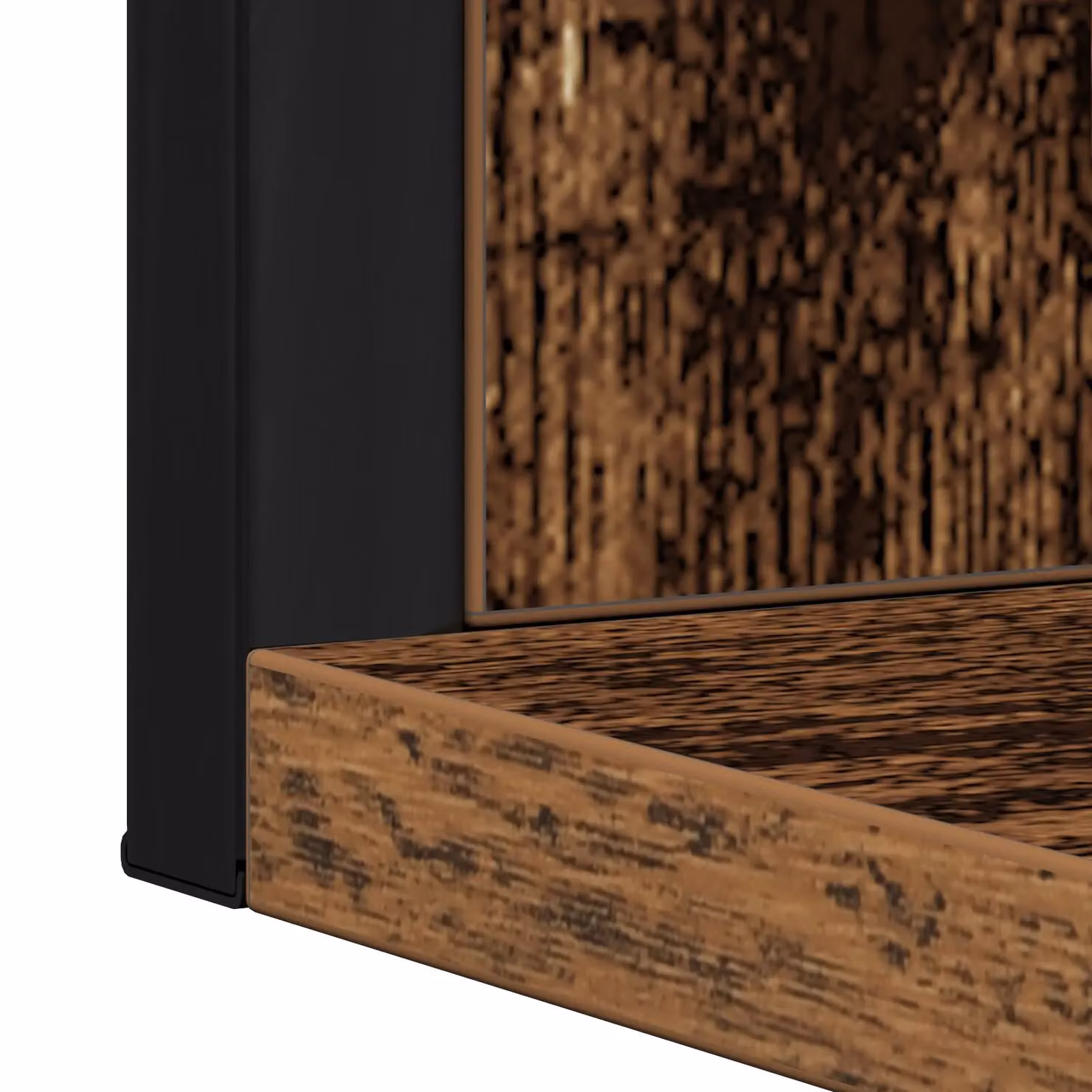 Berkfield Home Old Wood Bathroom Mirror in Brown, W/D/H: 50 x 12 x 60 cm – 4