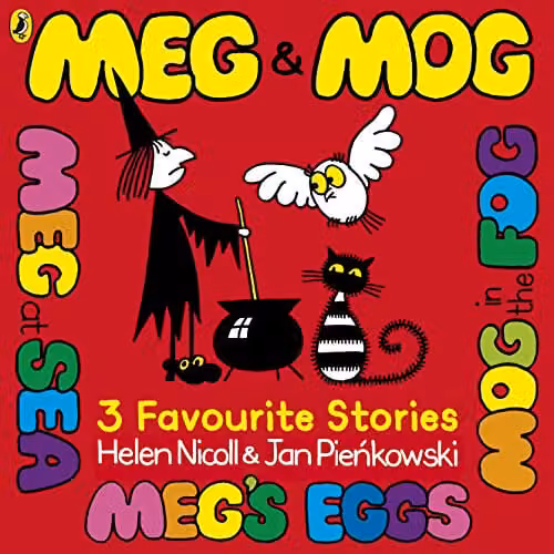 Meg and Mog: Three Favourite Stories by Puffin, Multicolour Paperback – 1