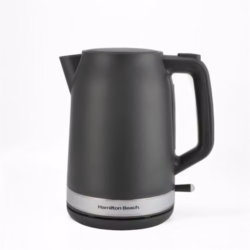 Hamilton Beach Ella Electric Kettle with Auto Shut Off, 1.7 l, Anthracite Grey – 1