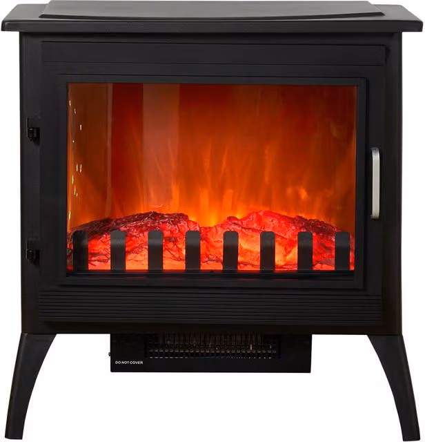 Sureflame Marlow 3-Sided Electric Stove in Black