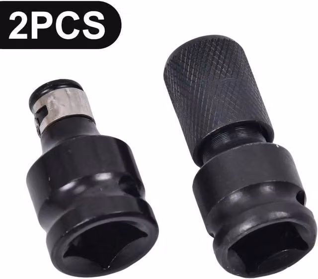 SPETLEK Chuck Socket Adapter Converter Kit in Black