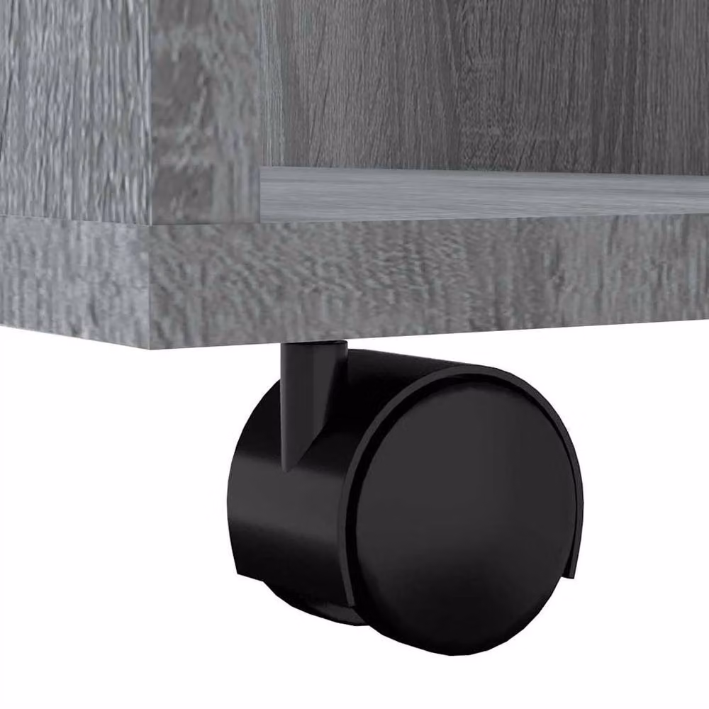 Berkfield Home Rolling Cabinet in Grey Sonoma, W/D/H: 60 x 53 x 72 cm – 4