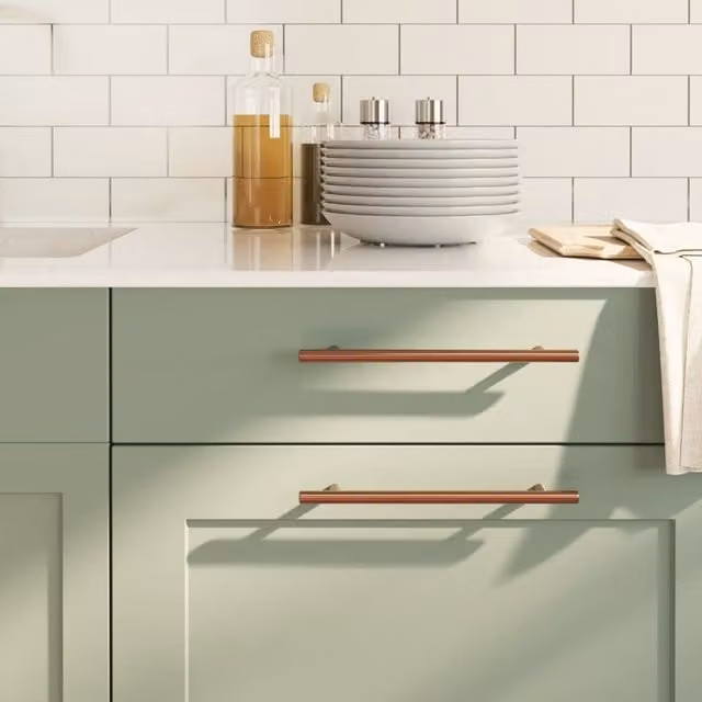 Berkfield Home 20-piece Bronze Stainless Steel Bar Cabinet Handles in Brown, 19.2 cm