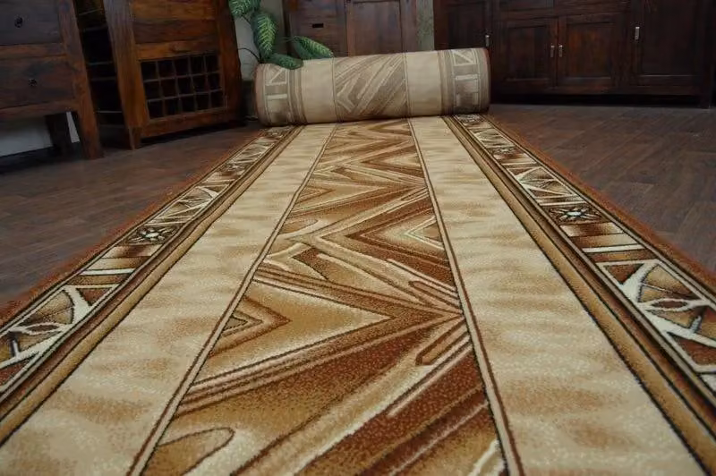 RugsX Bcf Opal Runner in Beige, W: 140 cm, L: 210 cm – 2