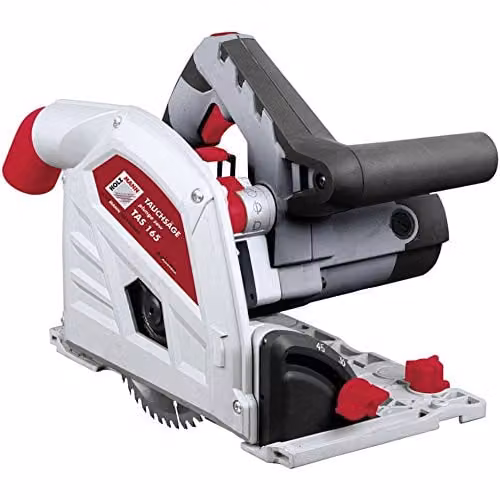 Holzmann Maschinen TAS165 Benchtop Plunge Saw, 1200W, 165mm, Grey and White