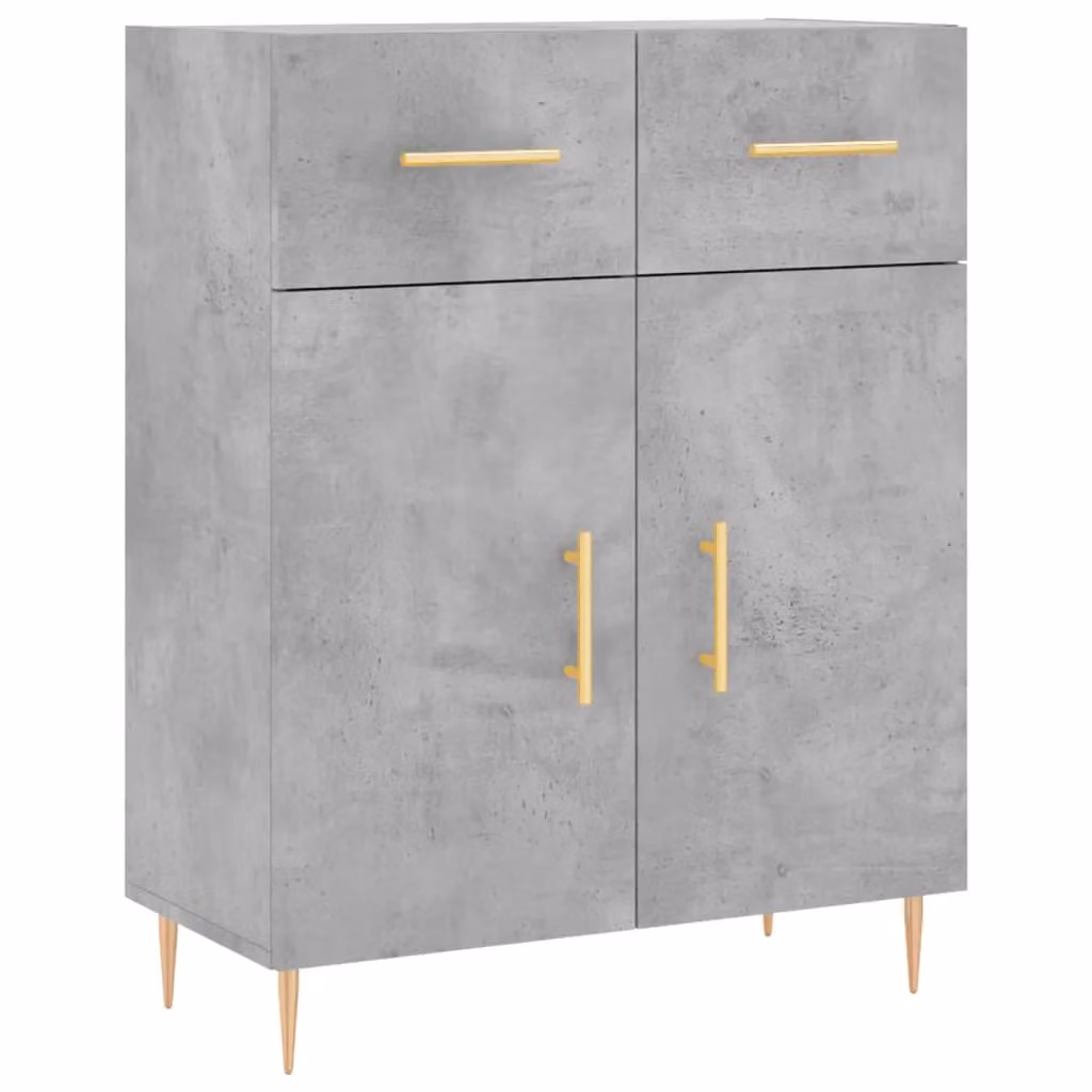 Berkfield Home Modern Sideboard in Grey, W/D/H: 69.5 x 34 x 90 cm – 2