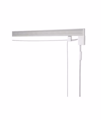 New Edge Blinds Aluminium Corded Roman Blind Kit in White, W: 115 cm, Drop: 210 cm
