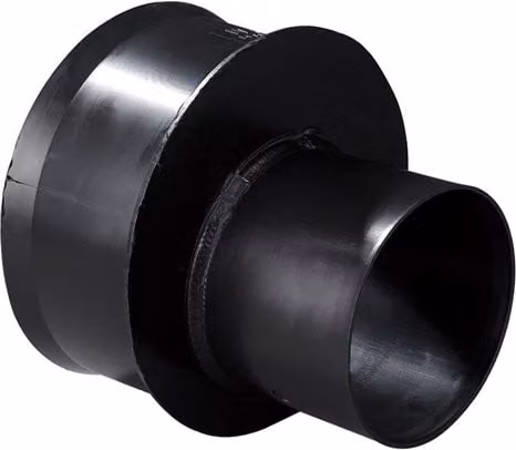 Turtle Enviro Black Chamber Pipe Socket Reducer from 300mm Twinwall to 225mm Twinwall