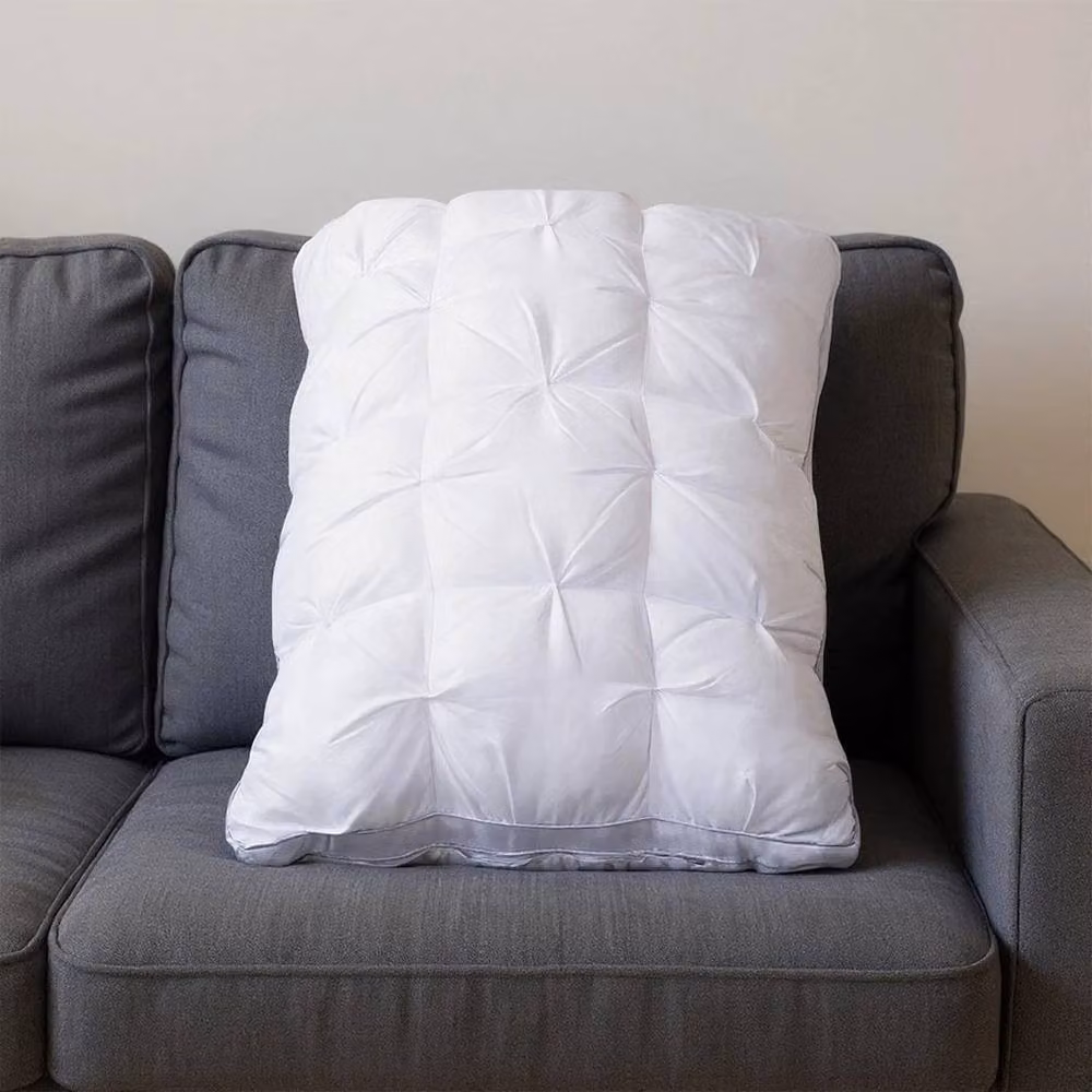 EONLION Pack of 2 Soft and Breathable White Polyester Single Pillows for Adults – 4