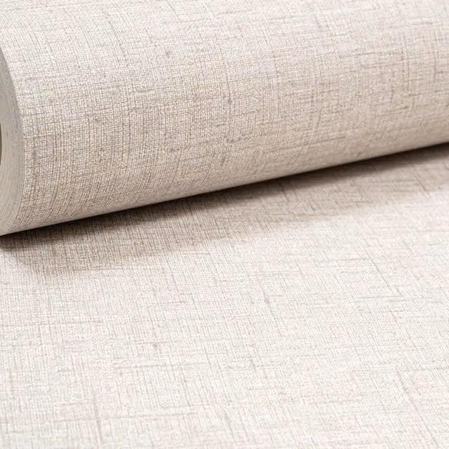 Deco Print Abstract Minimalist Plain Wallpaper in Grey and Beige
