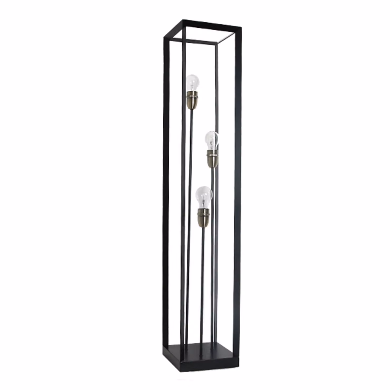 Pagazzi Sully Industrial Floor Lamp in Black, H 120 cm x W 40 cm x D 22 cm – 3