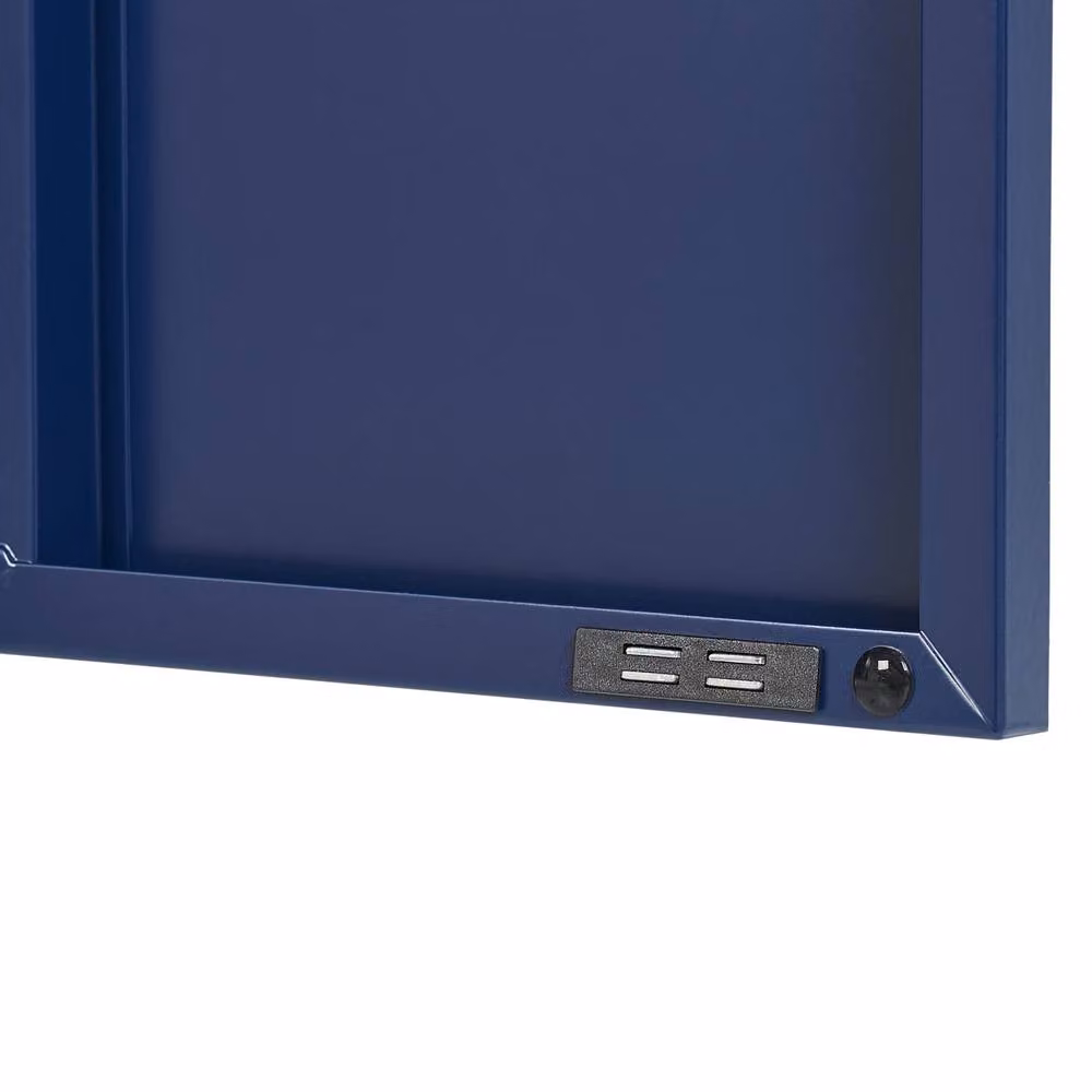 Wyld and Coco Blue Metal Industrial Two-Door Sideboard – 5