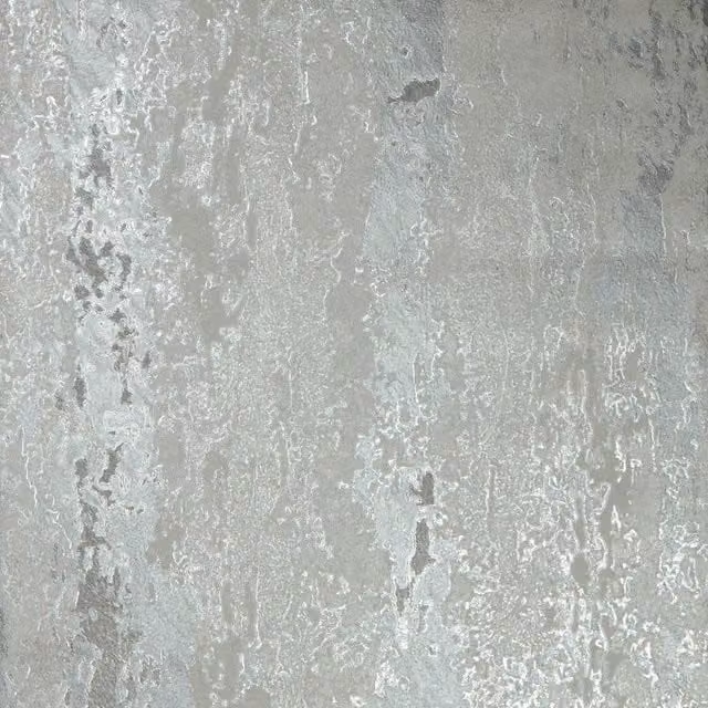 I Love Wallpaper Nova Metallic Abstract Wallpaper in Cool Grey and Silver