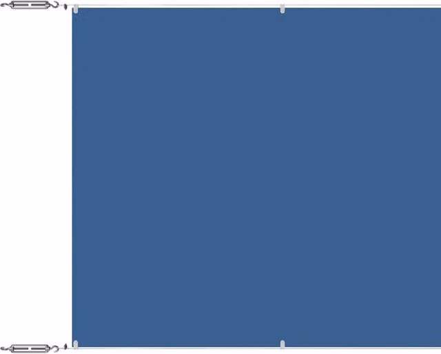 Berkfield Home Blue Vertical Awning in Oxford Polyester Fabric, W: 60 cm, H: 1000 cm – 1