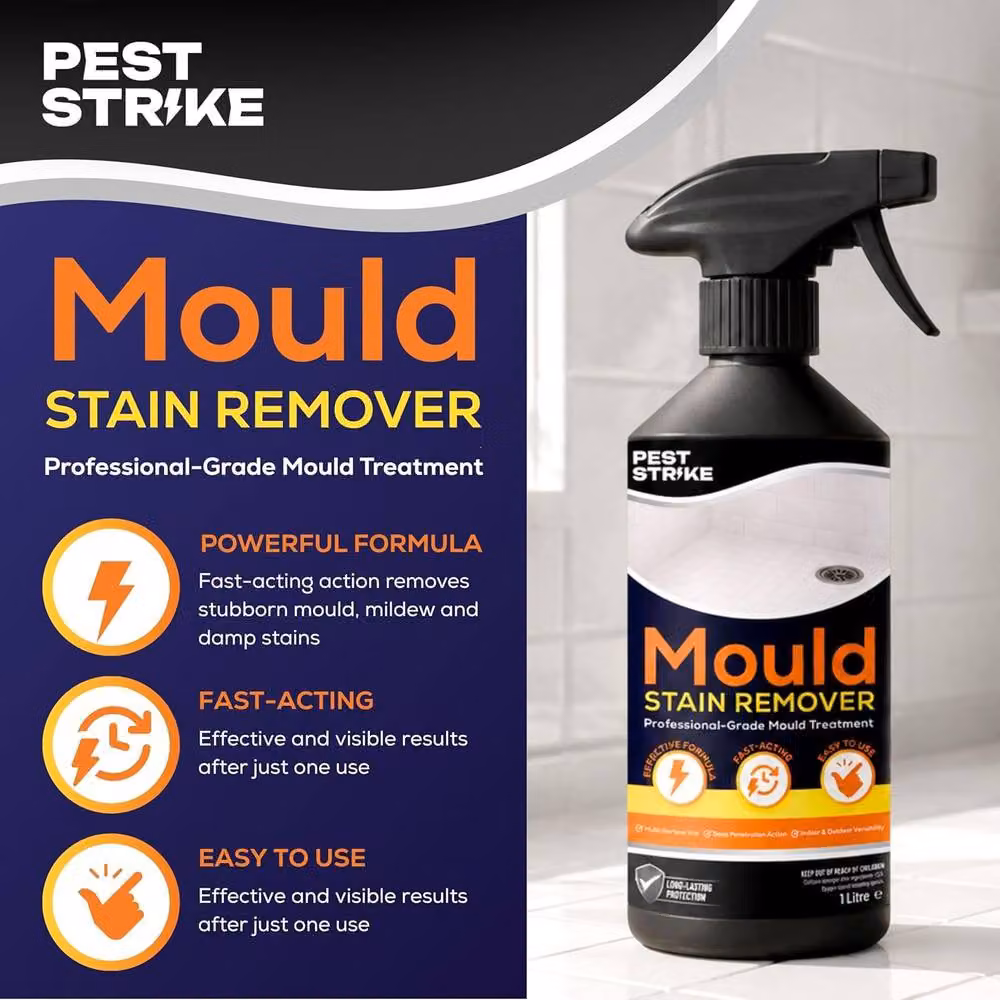 volila Powerful Mould and Mildew Remover Spray for Walls, Tiles and Bathrooms, 1000ml – 2