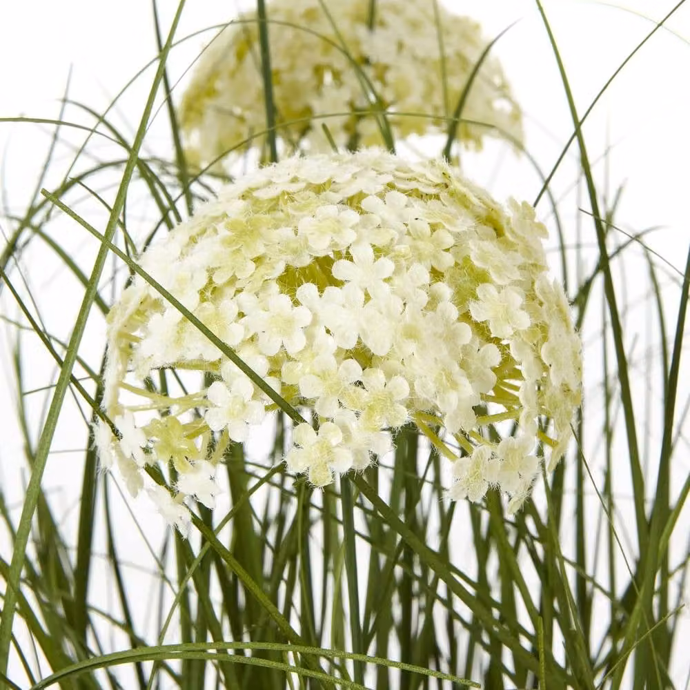 Wyld Haus White Allium Artificial Potted Plant, Height: 120 cm – 2