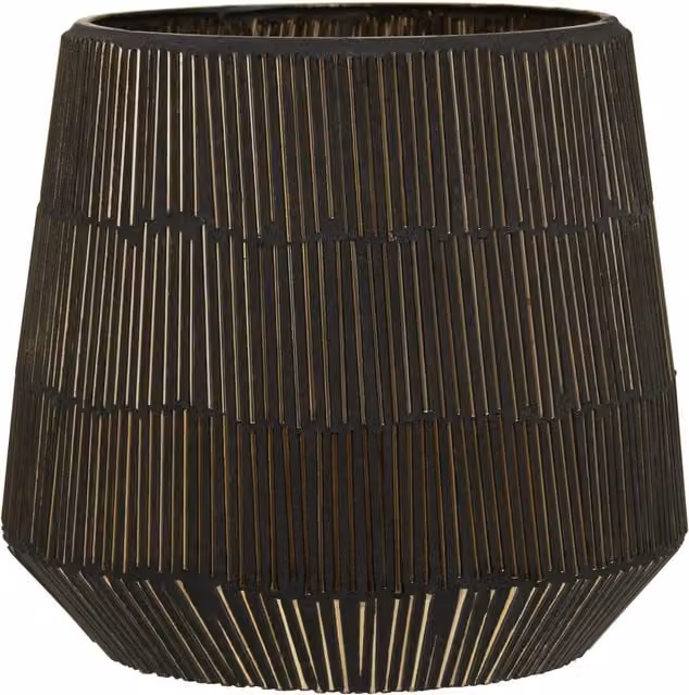 Orsina Gaia Small Round Mosaic Glass Tealight Candle Holder in Gold – 1