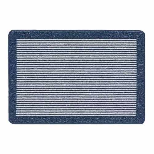My Mat Stain Resistant Navy Stripe Runner, W: 67 cm, L: 100 cm – 1