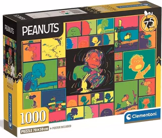 Clementoni Peanuts 1000 Piece Jigsaw Puzzle in Multicolour