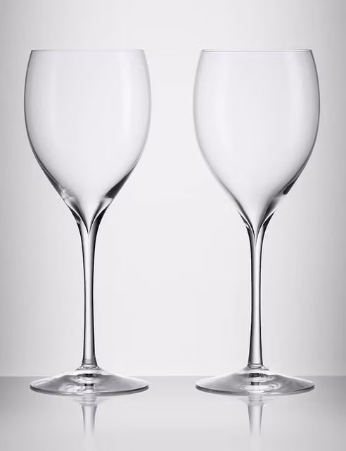 Waterford Elegance Set of 2 Clear Crystal Wine Glasses