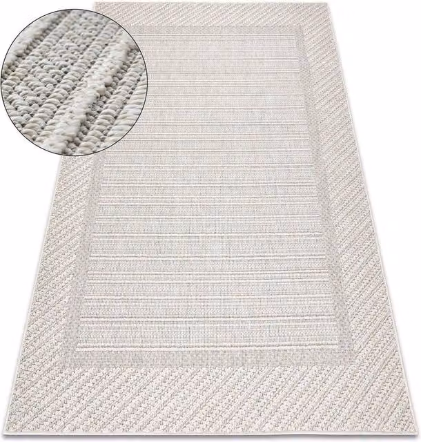 RugsX Origi Geometric Grey Flat Weave Rug, W: 200 cm, D: 290 cm