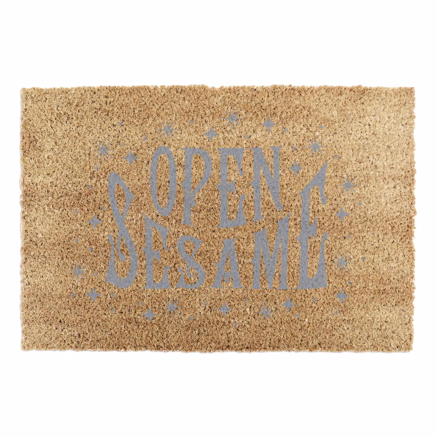 Artsy Mats Magical Open Sesame Grey and Black Coir Doormat, W/D: 60 x 40 cm – 4