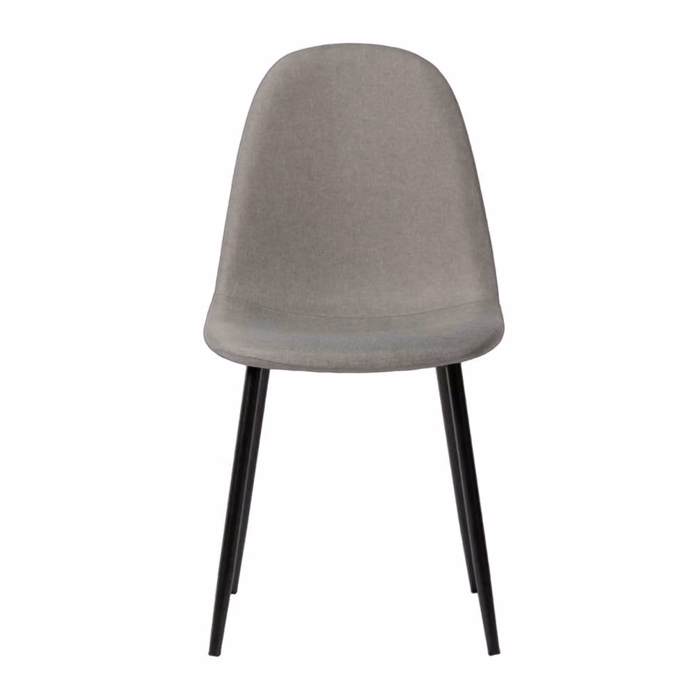 Home Garden Direct Asteria Dining Chairs Set of 2 in Grey Fabric and Metal – 3