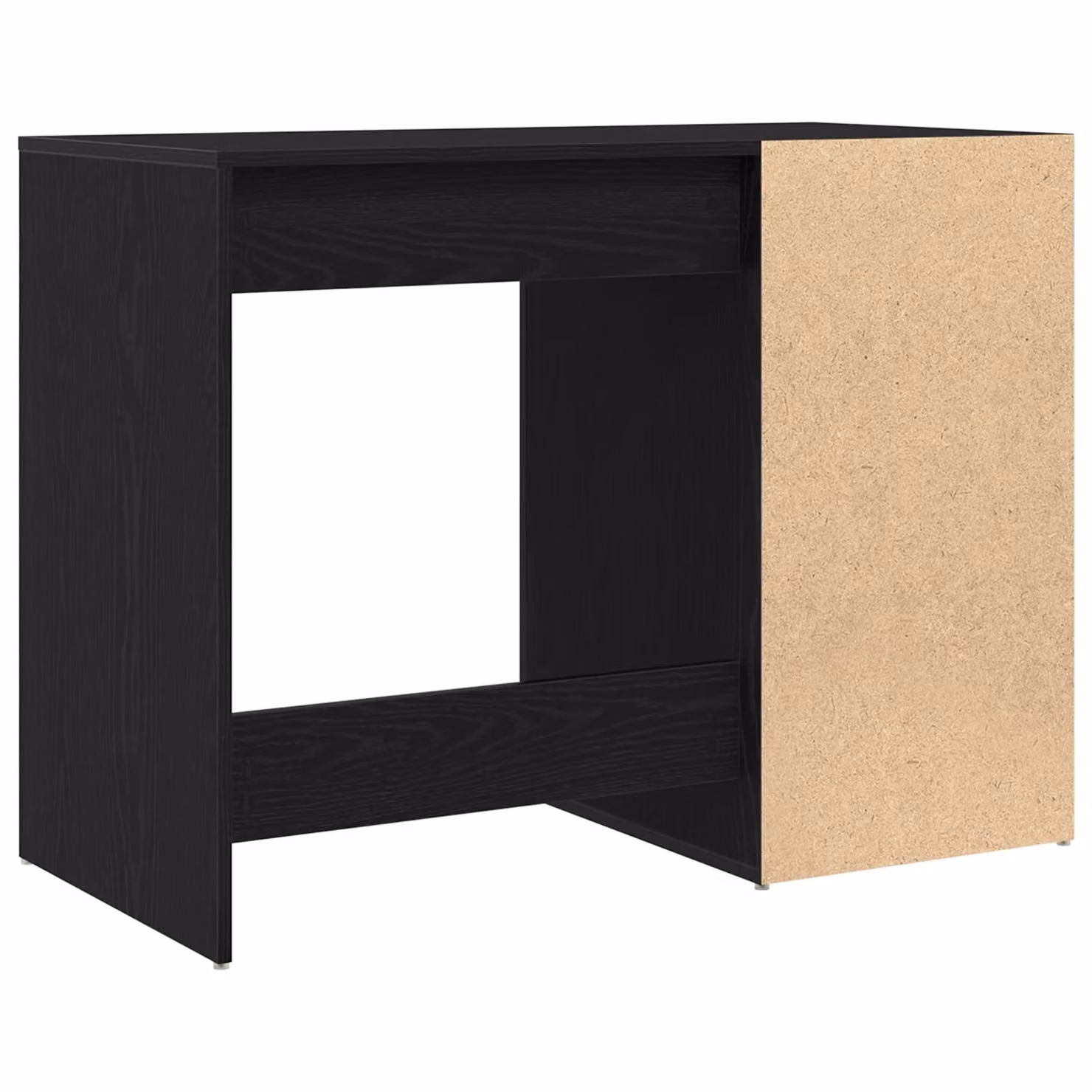 Berkfield Modern Writing Desk in Black Oak, W/D/H: 100 x 49 x 75 cm – 3