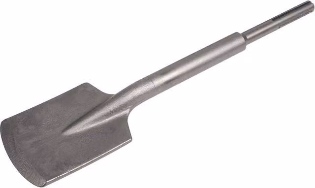 Loops Clay Breaker Spade Bit with SDS Max Shank, Silver, Length: 460 mm, Width: 110 mm
