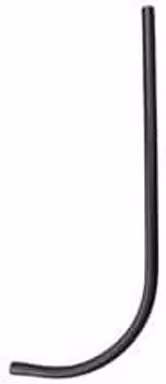 Black Underground Ducting Hockey Stick with 38mm Internal Diameter