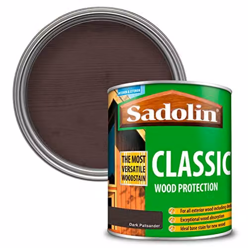 Sadolin Classic Weatherproof Wood Protection in Dark Palisander Brown, 1L