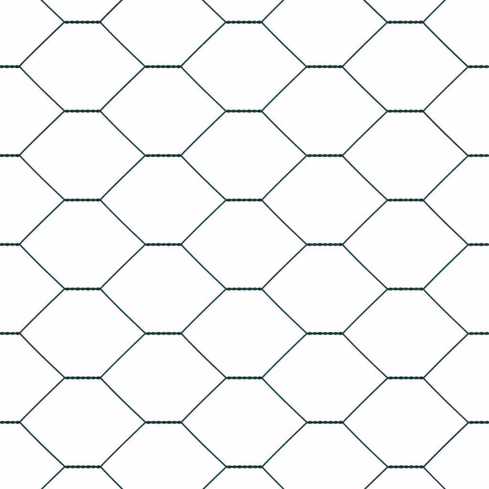 Berkfield Home Hexagon Steel Fence in Green, 2 x 10 m – 7