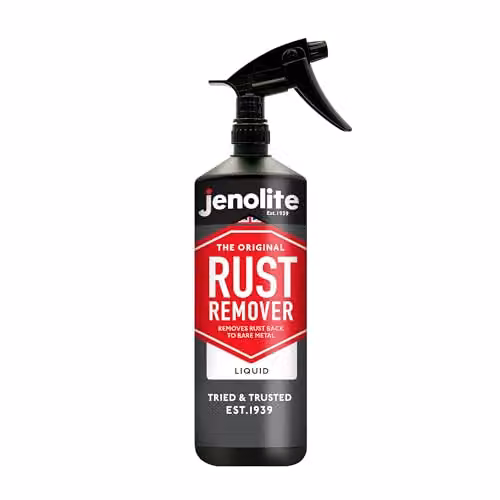 Jenolite Fast Acting Rust Remover for Metal with Trigger Spray, 1 Litre