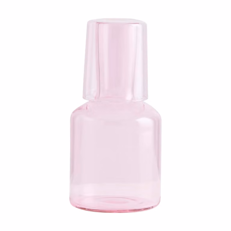 Maison Balzac Pink Carafe and Glass Set
