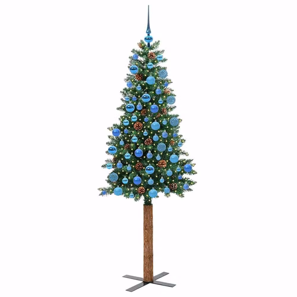 Berkfield Home Slim Green Christmas Tree, Height: 180 cm – 3