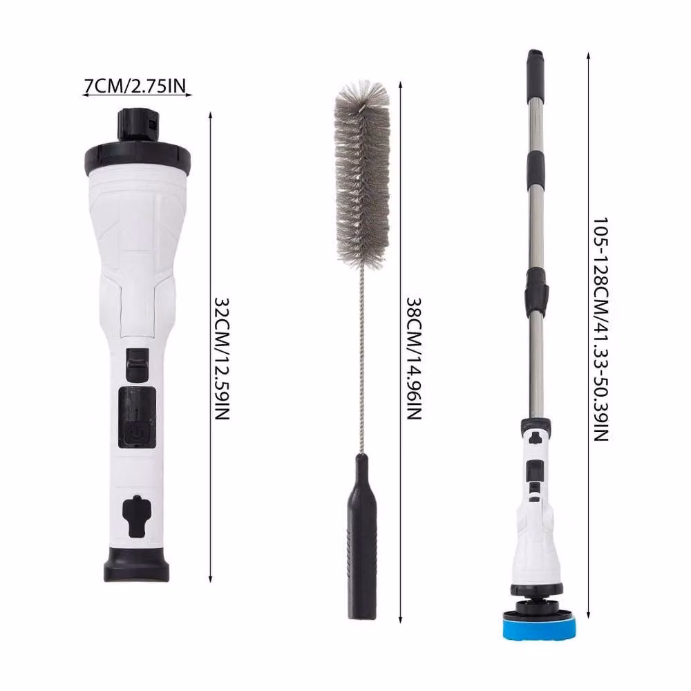 NESTLUNE A Cordless Electric Spin Scrubber in White, W/D/H: 100 x 60 x 60 cm – 2