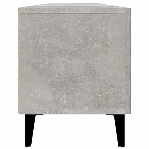 vidaXL Modern TV Cabinet in Concrete Grey, W/D/H: 180 x 31.5 x 40 cm – 3