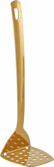 Orsina Rose Gold Stainless Steel Potato Masher and Food Crusher with Ergonomic Grip and Hanging Loop