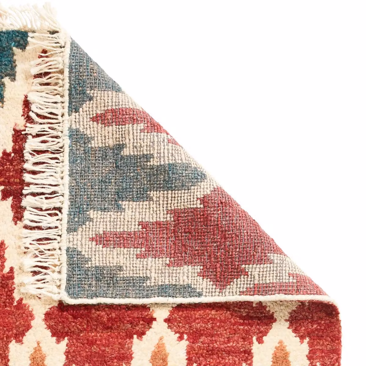 The Rug Shop UK Multicolour Handmade Modern Geometric Hemp Kilim Area Rug W/D: 120 x 170 cm – 3
