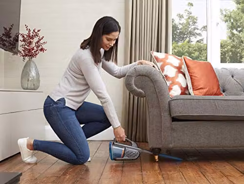 Black&Decker Blue Handheld Vacuum Cleaner – 8