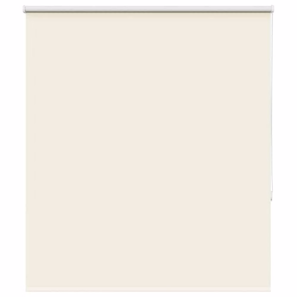 Berkfield Home Blackout Roller Blind in Off-White, Thermal Insulating Polyester Fabric, W: 140 cm, H: 130 cm