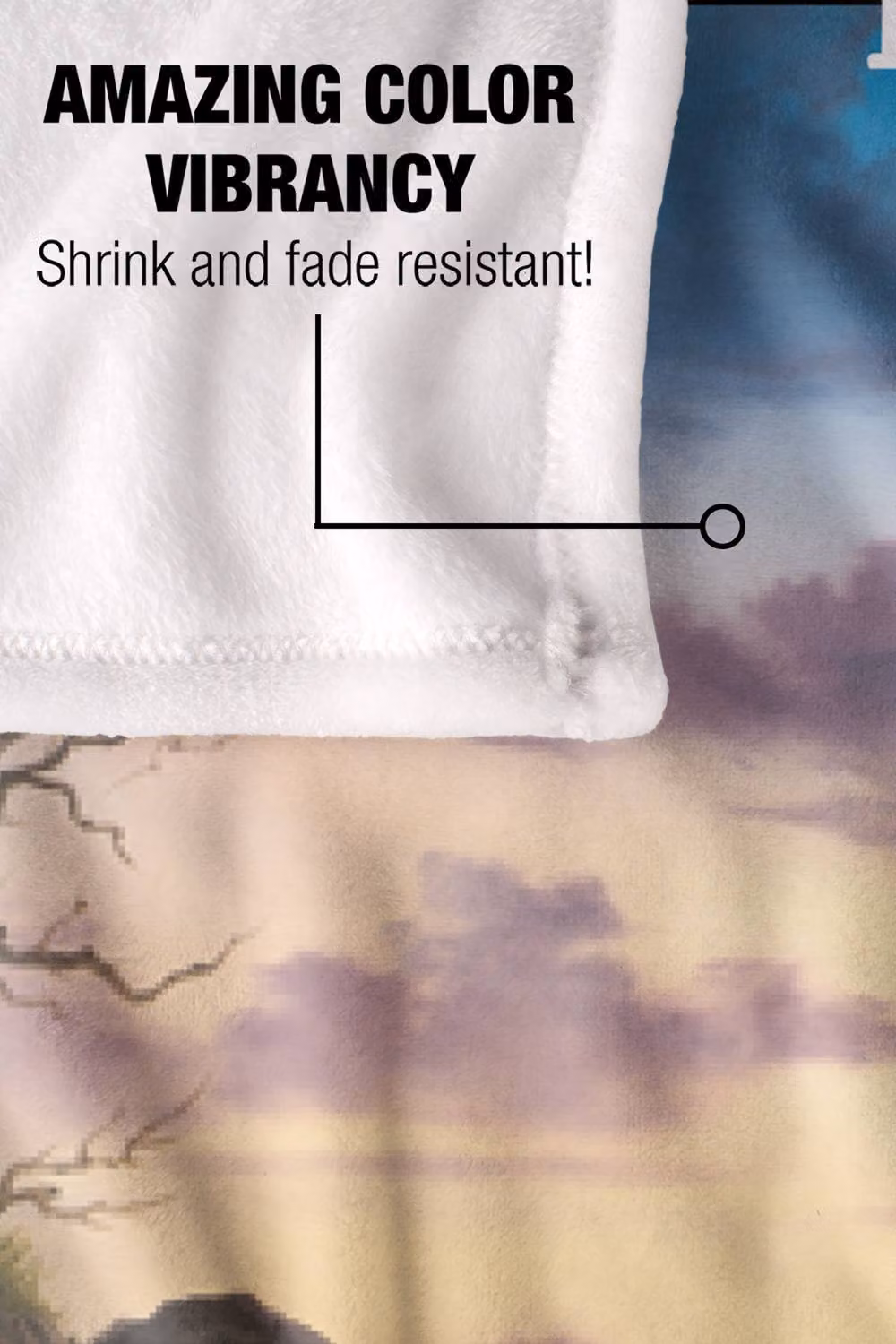 Bob Ross By The Sea Extra Large Silky Touch Super Soft Fluffy Polyester Throw Blanket in Multicolour – 5