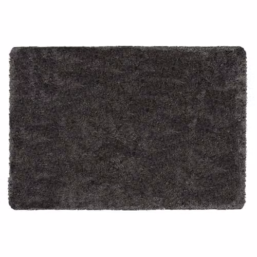 Phoenox Textiles My Lux Grey Shaggy Rug, Hand-Tufted Polypropylene, W/D/H: 160 x 230 x 3 cm – 1