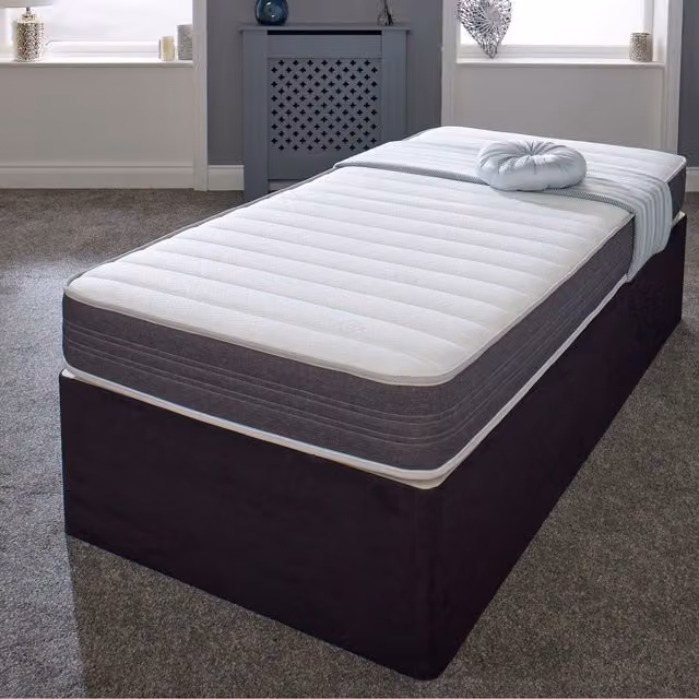 eXtreme Comfort Ltd Sirocco Airflow Grey and White Hybrid Mattress for Adults