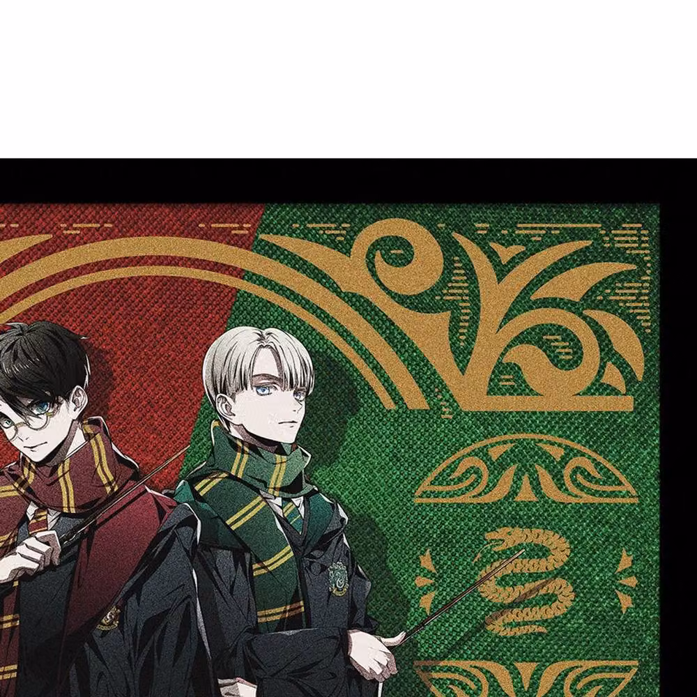 Warner Bros Harry Vs Draco Paper Poster in Dark Green – 2