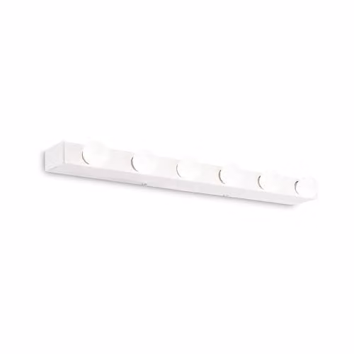 Netlighting Prive' 6 Light Modern White Wall Light